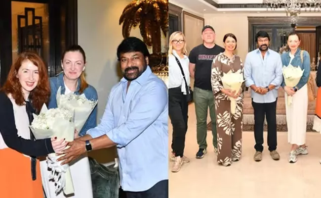 Chiranjeevi hosts Russian delegates in Hyderabad to discuss collaborations - Sakshi