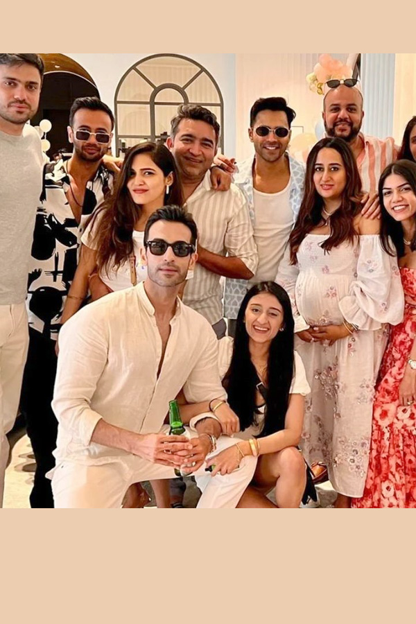 Natasha Dalal Baby Shower With Varun Dhawan Photos - Sakshi2