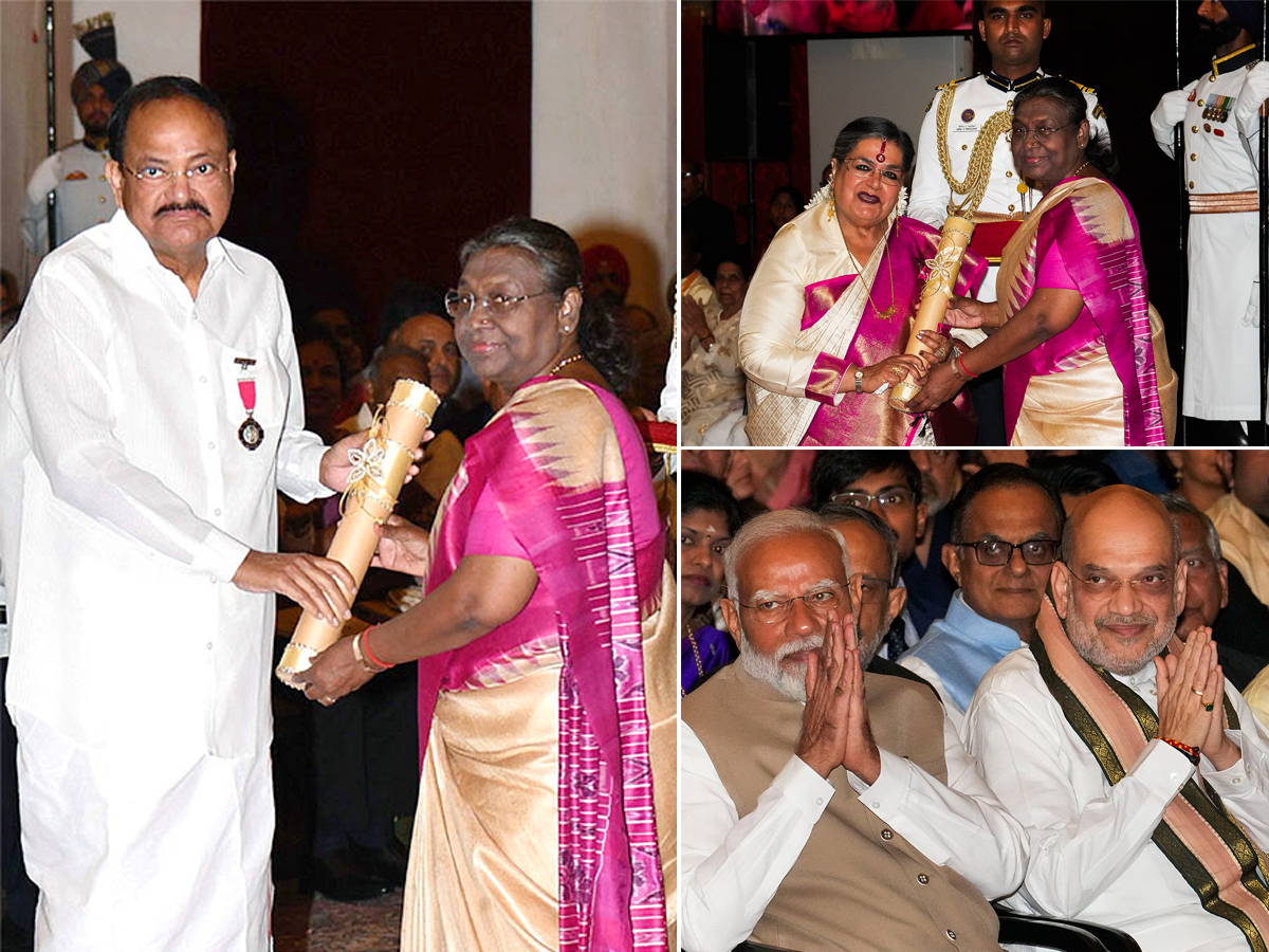 Padma Awards 2024 Ceremony at Rashtrapati Bhavan Photos - Sakshi1