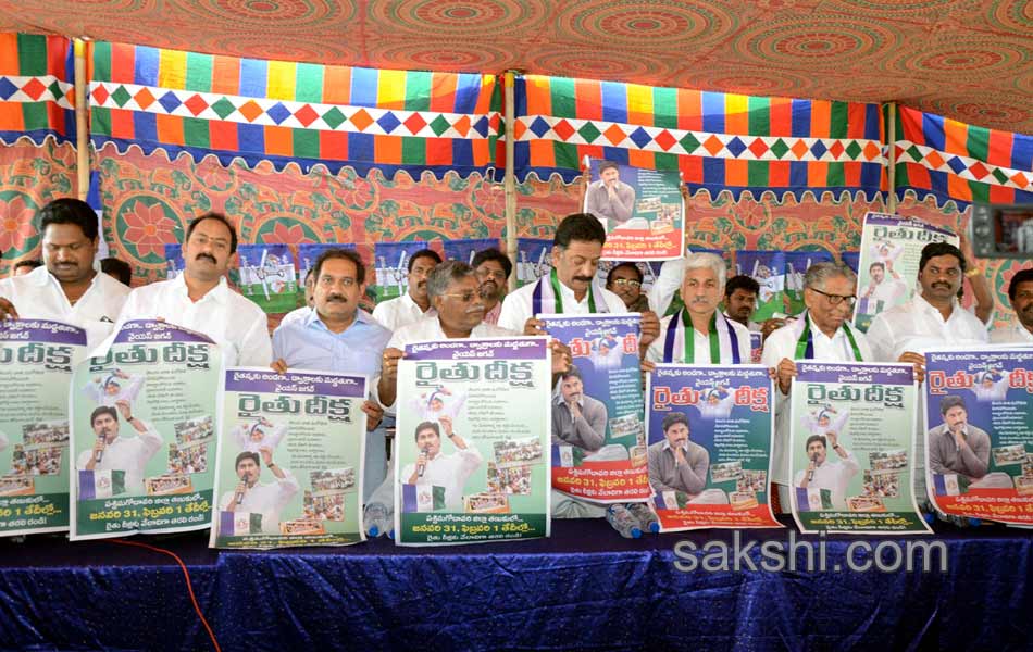 YS Jagan rythu Deeksha posters released in tanuku - Sakshi