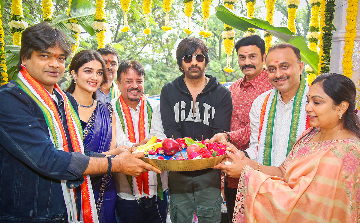 Ravi Teja Mr Bachchan Launched Grandly Pics - Sakshi