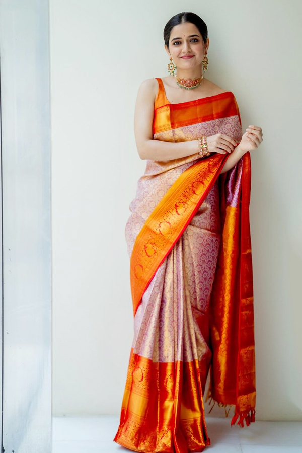Naa Saami Ranga Heroine Ashika Ranganath Saree Photos - Sakshi